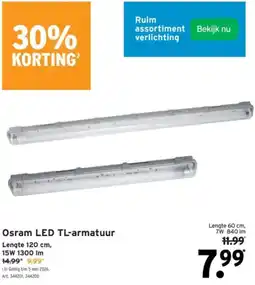 GAMMA Osram LED TL-armatuur aanbieding