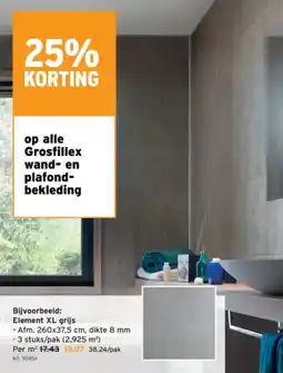 GAMMA Grosfillex wand en plafondbekleding aanbieding