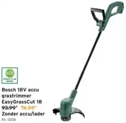 GAMMA Bosch 18v accu grastrimmer EasyGrassCut 18 aanbieding