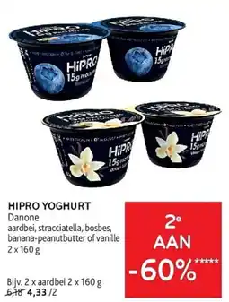 Alvo Danone Hipro yoghurt aanbieding