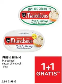 Alvo Maredsous Fris & romig aanbieding