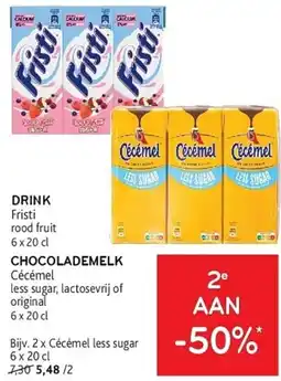 Alvo Fristi of Cécémel Drink chocolademelk aanbieding