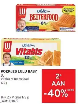 Alvo Koekjes lulu baby LU aanbieding