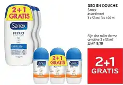 Alvo Sanex Deo en douche aanbieding