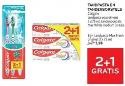 Alvo Tandpasta en tandenborstels Colgate aanbieding