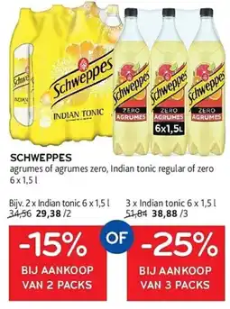 Alvo Schweppes aanbieding