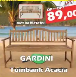 iTEK Gardini Tuinbank Acacia aanbieding