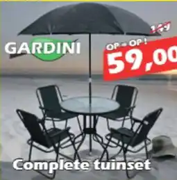 iTEK Gardini Complete tuinset aanbieding