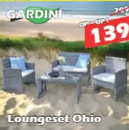 iTEK Gardini Loungeset Ohio aanbieding