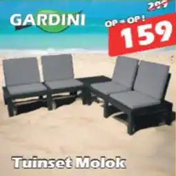 iTEK Gardini Tuinset Molok aanbieding