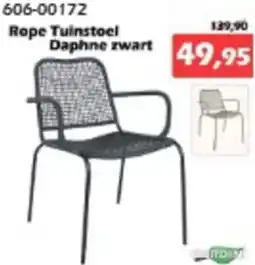 iTEK Rope Tuinstoel Daphne zwart aanbieding