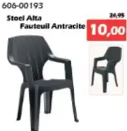 iTEK Stoel Alta Fauteuil Antracite aanbieding