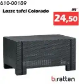 iTEK Losse tafel Colorado aanbieding