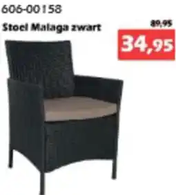 iTEK Stoel Malaga zwart aanbieding
