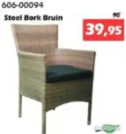 iTEK Stoel Bork Bruin aanbieding