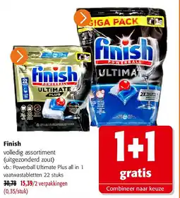 Colruyt Finish volledig assortiment aanbieding