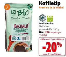 Colruyt Boni Selection Bio Kachalu gemalen koffie 250 g aanbieding