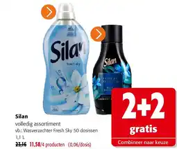 Colruyt Silan Wasverzachter Fresh Sky 50 dosissen 1,1 L aanbieding