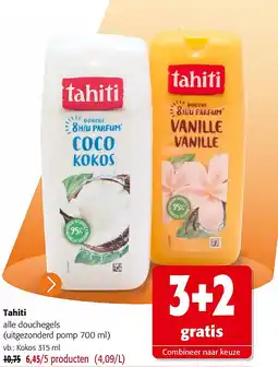 Colruyt Tahiti alle douchegels aanbieding