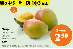 Colruyt Mango ready to eat aanbieding