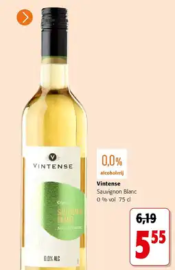 Colruyt Vintense Sauvignon Blanc 0 % vol 75 cl aanbieding