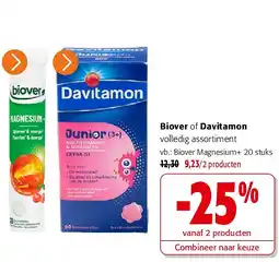 Colruyt Biover Magnesium+ 20 stuks aanbieding