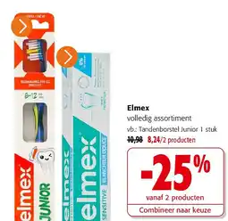 Colruyt Elmex volledig assortiment aanbieding