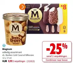 Colruyt Magnumonbon Gold Caramel Billionaire aanbieding