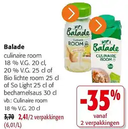 Colruyt Balade culinaire room aanbieding