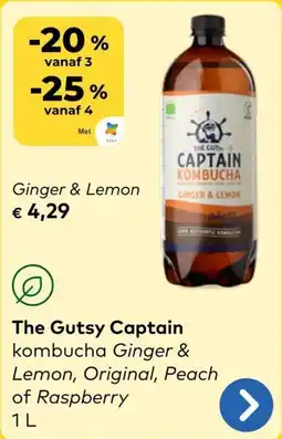 Bio Planet The Gutsy Captain Ginger & Lemon aanbieding