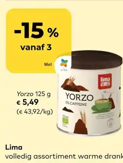 Bio Planet Lima Yorzo aanbieding
