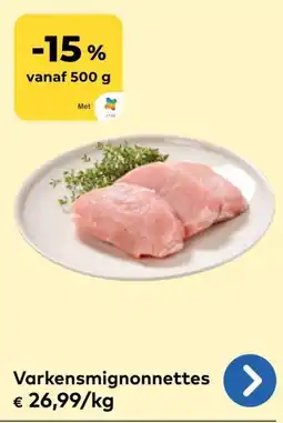 Bio Planet Varkensmignonnettes aanbieding