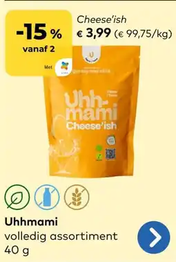 Bio Planet Uhhmami Cheese'ish aanbieding
