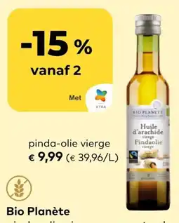 Bio Planet Bio Planète pinda-olie vierge aanbieding