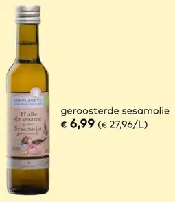 Bio Planet Bio Planète Geroosterde Sesamolie aanbieding
