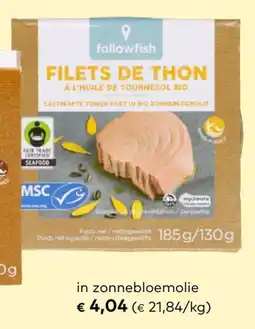 Bio Planet Followfish in Zonnebloemolie aanbieding