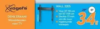 Krëfel Wandsteunen voor tv wall 3205 aanbieding