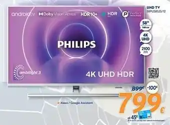 Krëfel Philips uhd tv 58pus8535-12 aanbieding