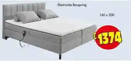 Budget Meubelen Electrische Boxspring aanbieding