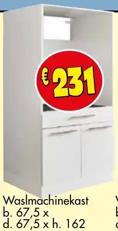 Budget Meubelen Waslmachinekast aanbieding