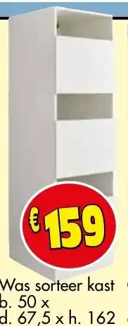 Budget Meubelen Was sorteer kast aanbieding