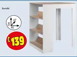 Budget Meubelen Bartafel aanbieding