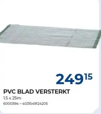 PVC blad versterkt