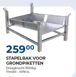 Meno Stapelbak voor grondpiketten aanbieding