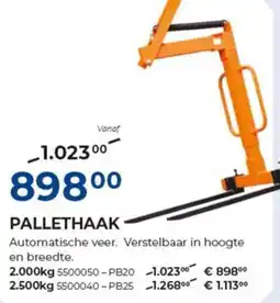 Meno Pallethaak aanbieding