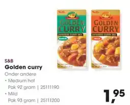 Hanos S&B Golden curry aanbieding