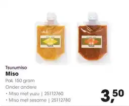 Hanos Tsurumiso Miso aanbieding