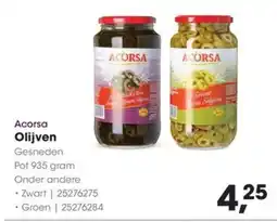 Hanos Acorsa Olijven aanbieding