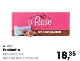 Hanos A Rose Pralinetta Chocolade mix aanbieding
