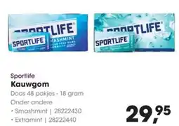 Hanos Sportlife Kauwgom aanbieding